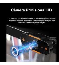 Webcam Fullhd 1080p - Microfone E Redução De Ruído - oem