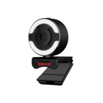 Webcam Gamer Redragon Oneshot, USB, com LED Integrados, Full HD 1080p, 30FPS, Preto Webcam Gamer Redragon Oneshot, USB, com LED Integrados, Full HD 1080p, 30FPS, Preto
