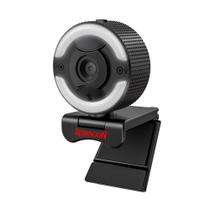 Webcam Gamer Redragon Oneshot USB Com Luz LED Full HD GW910