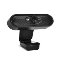 Webcam HD 720P C3Tech WB-71BK Com Microfone Redução de Ruído