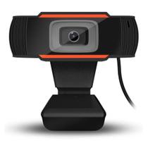 Webcam HD 720P Câmera Rotativa Gravação de Vídeo USB - Laranja Webcam HD 720P Câmera Rotativa Gravação de Vídeo USB - Laranja