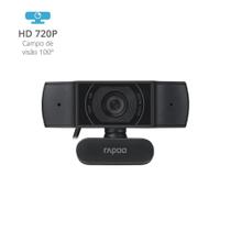 Webcam Hd 720p Rotação 360º Rapoo Foco Automático C200 Multilaser RA015