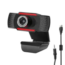 Webcam HD Câmera Alta Definição USB P2 Microfone Integrado - LEHMOX