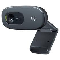 Webcam HD Logitech C270 720p 30 FPS com Microfone Embutido