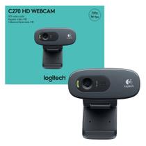 Webcam HD Logitech C270 720p 30 FPS Microfone Integrado USB 2.0 960 000694 Webcam HD Logitech C270 720p 30 FPS Microfone Integrado USB 2.0 960 000694