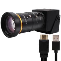 Webcam Hotpet 4K, porta de monitor, câmera USB tipo C com lente de 5-50 mm