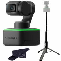 Webcam Insta360 Link PTZ 4K com sensor 1/2, rastreamento de IA