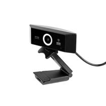 Webcam Kross Full HD 1080P USB Foco Automático Tripé ajustável KE-WBA1080P