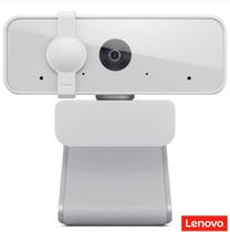 Webcam Lenovo 300 Full HD Com 2 Microfones Integrados 1080p 30fps USB Cinza Claro