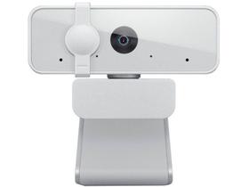 Webcam Lenovo 300 Full HD Com 2 Microfones Integrados 1080p 30fps USB Cinza Claro