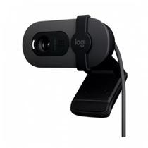 Webcam Logitech Brio 100 Full HD 30 FPS Microfone,USB- C correção automática, Grafite