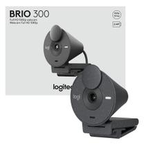 Webcam Logitech Brio 300 Full HD 1080p 30FPS Grafite - 960-001413