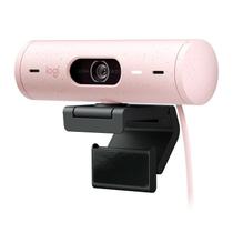 Webcam Logitech Brio 500, FHD 1080p, USB-C, Rose, 960-001418