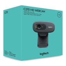 WebCam Logitech C270 HD 720P 3 Mega Preta