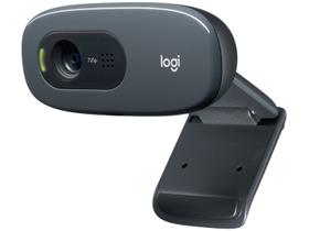 Webcam Logitech C270 Microfone com Redução de Ruido Preto Webcam Logitech C270 Microfone com Redução de Ruido Preto