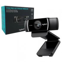 Webcam Logitech C922 Pro Stream, Full HD 1080p, Microfone Integrado, Preto - 960-001087 - PerfectInfo