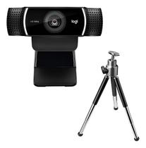 Webcam Logitech C922 Pro Stream Full HD Com Microfone Embutido 1080p e Tripé Incluso Compatível Logitech Capture
