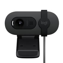 Webcam Logitech FULL HD Brio 100 Grafite - 960-001586 Webcam Logitech FULL HD Brio 100 Grafite - 960-001586