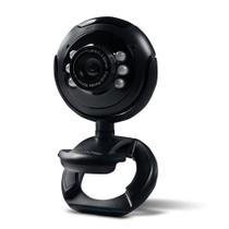 Webcam Multilaser 16mp Nightvision Microfone Usb Preto