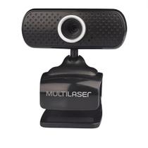 Webcam Multilaser 480p 16MP com Microfone USB WC051 para Notebook e Computador