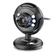 Webcam Multilaser Plug E Play 16Mp Nightvision Microfone Usb Preto WC045