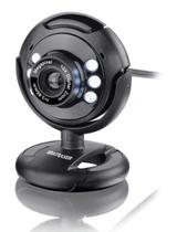 Webcam Multilaser Preta Com Fio 16mp Usb 2.0 Led Wc045
