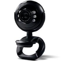 Webcam Multilaser Preta Com Fio 16mp Usb 2.0 Led Wc045