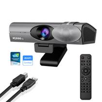 Webcam NexiGo Iris 4K AI com sensor Sony 1/1.8, memória flash