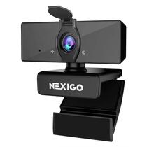 Webcam NexiGo N660 1080P FHD com microfone duplo e capa