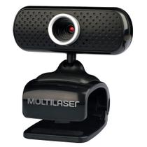 Webcam Para Notebook e PC 480p Conexão USB Microfone Embutido Multilaser