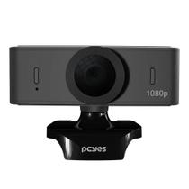 Webcam Pcyes Raza Full Hd 1080P Com Microfone Fhd-02 Preta