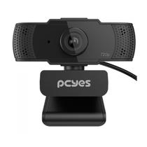 Webcam PCYES Raza HD-03 - HD 720p - 30FPS - com Microfone - USB - Preto - RZHD03 Webcam PCYES Raza HD-03 - HD 720p - 30FPS - com Microfone - USB - Preto - RZHD03