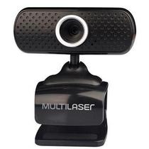 Webcam Plug e Play 480P Mic Usb Preto - WC051