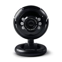 Webcam Plug e Play Led Noturno Microfone Integrado USB Botão snap shot 3 anos de garantia