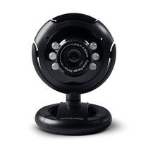 Webcam plugeplay 16mp nightvision mic usb preto