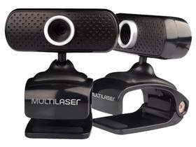 Webcam plugeplay 480p mic usb preto - Multilaser