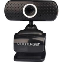 Webcam plugeplay 480p mic usb preto wc051 - MULTILASER
