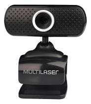 Webcam Plugplay 480P Mic Usb Preto Multilaser - Wc051