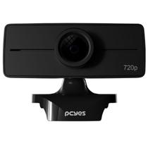 Webcam Raza 720P HD-02 Usb 30 FPS Com Microfone Preto Pcyes