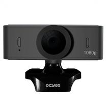 Webcam Raza Pcyes FHD-02, 1080p, 30 FPS, USB, Preto - SKU35463