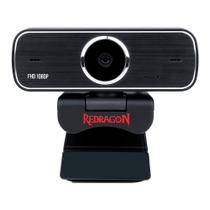 Webcam Redragon Gamer Streaming Hitman GW800 Full HD 1080p Preto