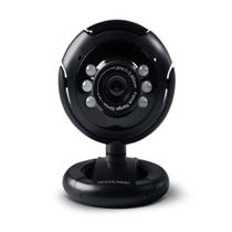 Webcam Standard 480p 30Fps com Microfone Usb Preto - WC045