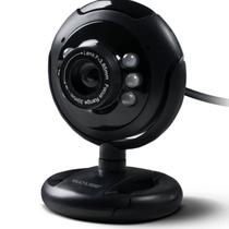 Webcam Standard 480p 30Fps Led Noturno c/ Botão Snapshot Microfone Conexão Usb Preto - WC045 - Multilaser