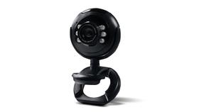 Webcam Standard 480p 30Fps Led Noturno c/Botão Snapshot Microfone Conexão Usb Preto - WC045