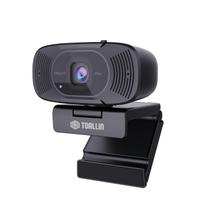 Webcam TOALLIN 1080P com foco automático com microfones duplos