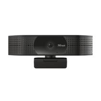 Webcam Trust TW-350 Ultra HD 4K, 3840x2160p, 30 FPS, USB, Microfones Duplos, Visão de 74 - 24422