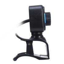 Webcam USB 2.0 HD 480P Azul com Microfone - Para Laptop