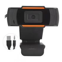 Webcam USB 720p com Microfone - Ideal para Computador e Notebook