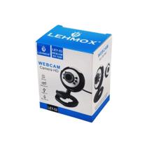 Webcam Usb Com Microfone Integrado Hd 720p - Lehmox Ley-53 Webcam Usb Com Microfone Integrado Hd 720p - Lehmox Ley-53