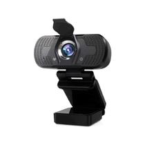 Webcam ZAUN Full HD 1080P com Microfone e Tampa de Privacidade Imagem Nítida Redução de Ruído